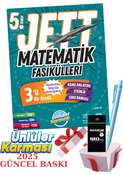 5. Sınıf Jett Matematik Fasikülleri - Faber Eğitim Seti