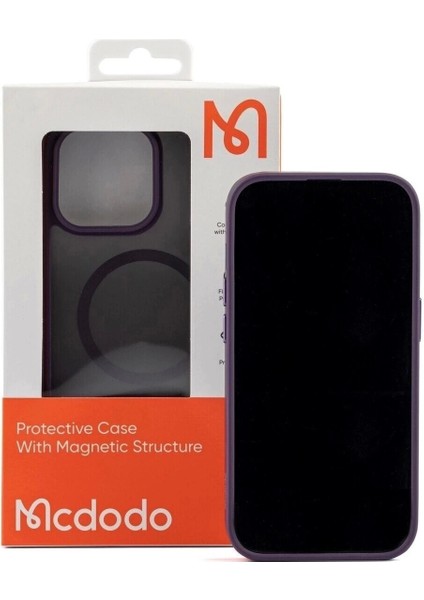 Apple iPhone 13 Pro Max Için Magsafe Telefon Kılıfı - Mor