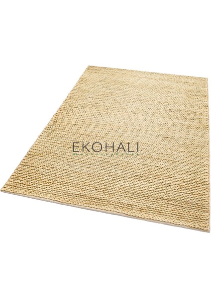 Choti Koleksiyonu Jüt ile Üretilen El Dokuma Sisal Kilim Krem fırsatları