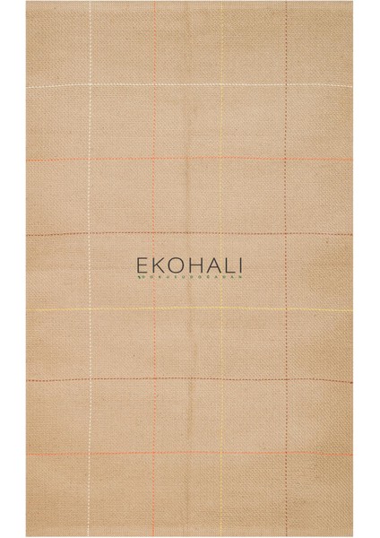 Delhi Koleksiyonu Jüt ve Pamuk Ile Dokunan Çift Taraflı Kullanıma Uygun Modern Kilim Multy