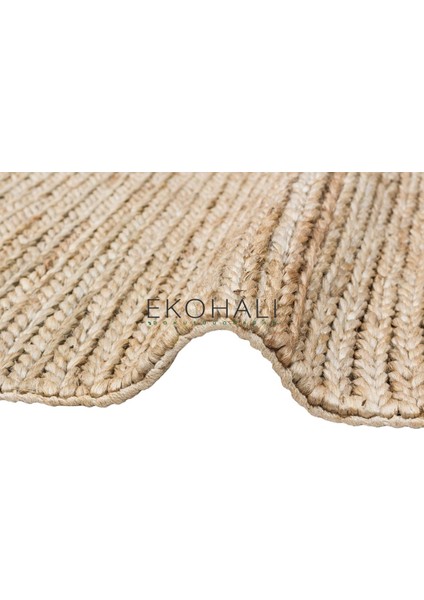 Choti Koleksiyonu Jüt ile Üretilen El Dokuma Sisal Kilim Duman Rengi fiyatları