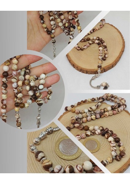 Jasper Taşı 99LUK Tesbih 8mm (4441)