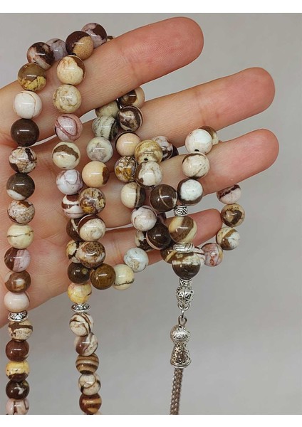 Jasper Taşı 99LUK Tesbih 8mm (4441) fiyatları