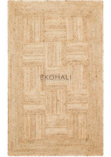 Echo Koleksiyonu Jüt ile Üretilen El Dokuma Sisal Kilim Natural ECH06 fiyatları