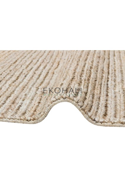 Fine Koleksiyonu Jüt ile Üretilen El Dokuma Sisal Kilim Dark Natural fiyatları