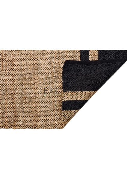 Echo Koleksiyonu Jüt ile Üretilen El Dokuma Sisal Kilim Natural ECH07 fırsatları