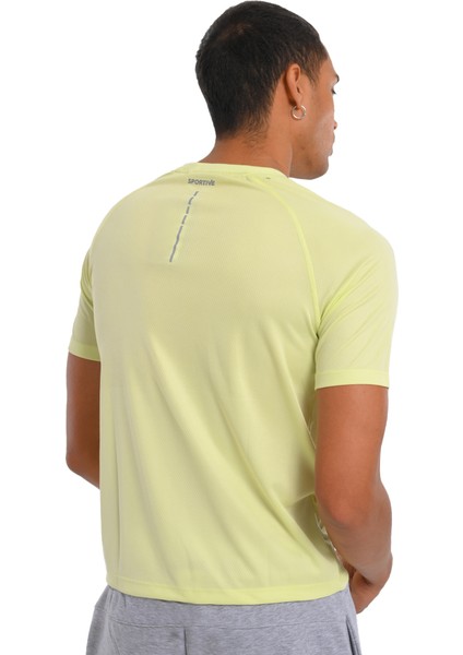 Huelva Erkek Sarı Koşu T-Shirt 24KE002-YSL fiyatları
