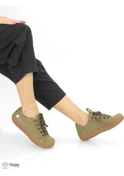 Kadın Hakiki Deri Ortopedik Spor Tarz Günlük Ayakkabı M25/KA125