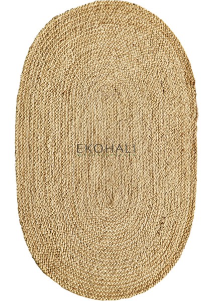 Juno Koleksiyonu Jüt ile Üretilen El Dokuma Sisal Kilim Ech 01E Natural fiyatları