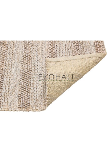 Netra Koleksiyonu Jüt ile Üretilen El Dokuma Sisal Kilim S-1410 Silver Xw fırsatları