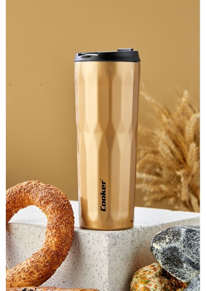 Paslanmaz Çelik 500 ml Çift Kat Termos ve Suluk, dayanıklı ve şık tasarım