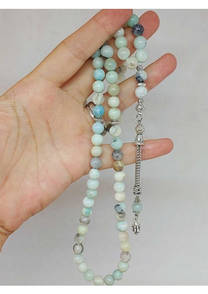 Amazonit Taşı 99LUK Tesbih 8mm (4437) fiyatları
