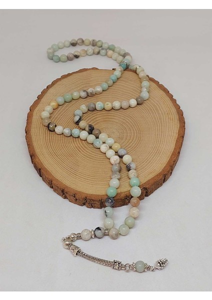 Amazonit Taşı 99LUK Tesbih 8mm (4437) fırsatları