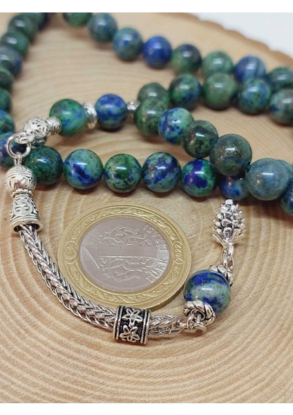 Azurit Taşı 99LUK Tesbih 8mm (3210) modelleri