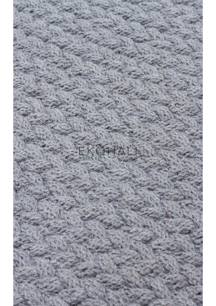 Patna Koleksiyonu Jüt Örgü Halı Ptn 18 Grey fırsatları