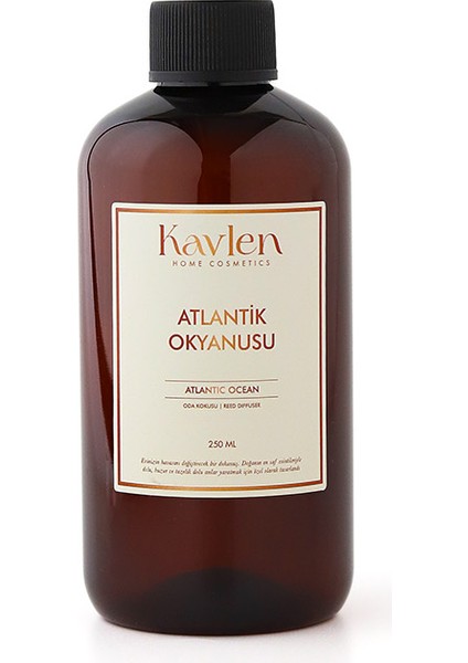 Atlantik Okyanus Yedek Çubuklu Oda ve Ortam Kokusu Yedek Dolum Şişesi 250 ml