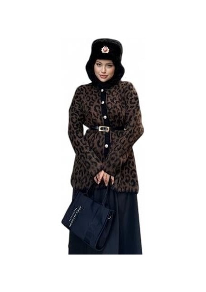 Leopar Hırka-Siyah fırsatları