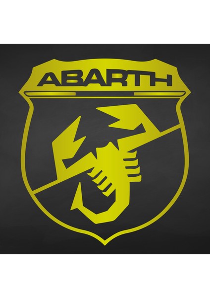 Abarth Akrep Sticker Oto Sticker Abarth Araba Sticker