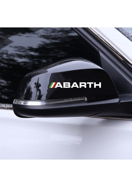 (2 Adet) Abarth Sticker Abarth Yan Ayna Oto Sticker Arma Sticker