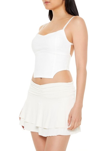 F21 Askılı Crop Korse Üst