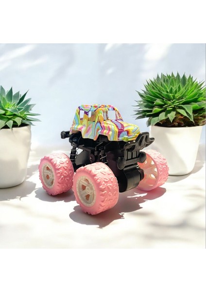 Renkli Zıpzıp Offroad Monster Araba