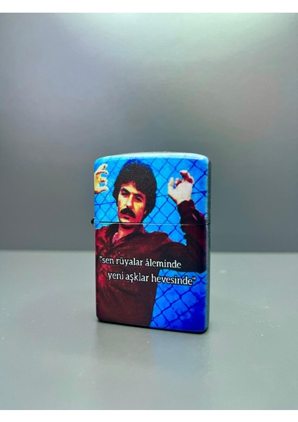 Zippo Model Lazer Baskı Benzinli Metal Çakmak