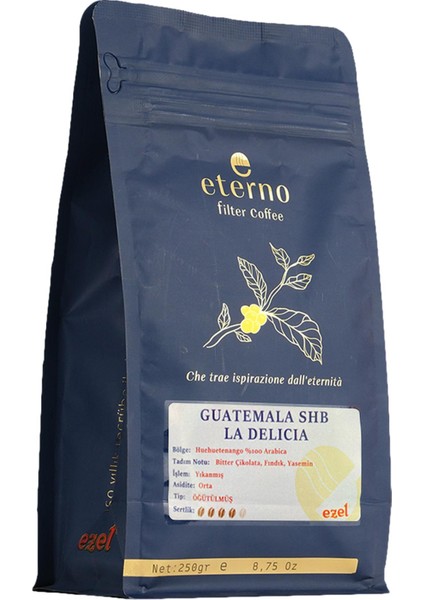 GUATEMALA SHB LA DELICIA ÖĞÜTÜLMÜŞ - 250GR