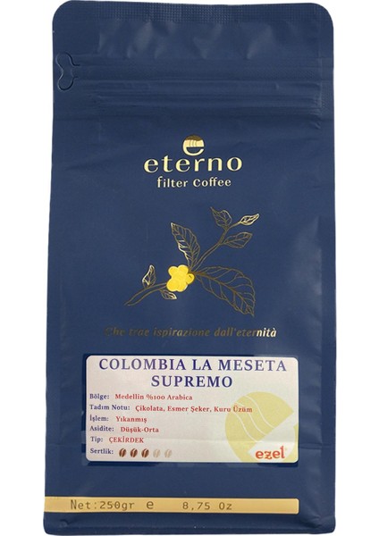Colombia Supremo Çekirdek - 250gr