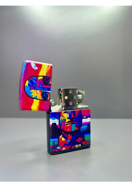 Zippo Model Lazer Baskı Benzinli Metal Çakmak fiyatları