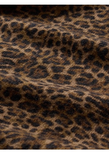 Kadın Kahverengi Cashsoft Crop Bluz