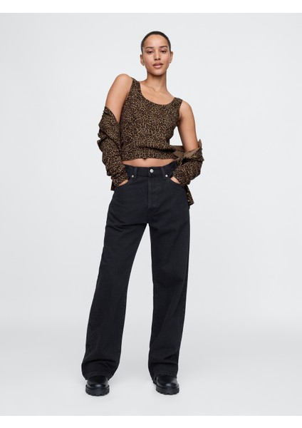 Kadın Kahverengi Cashsoft Crop Bluz