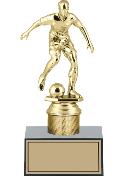 Futbol Figürlü Ödül Kupası-Okul Kupası - Kupa 18 cm