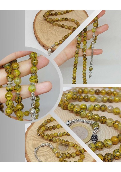 Akik Taşı 99LUK Tesbih 8mm (4203)