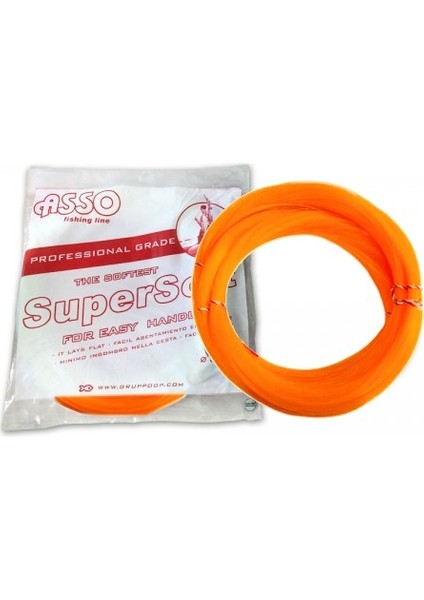 Asso Super Soft Çile 1.000MT Monofilament Misina Sarı 1.50 mm