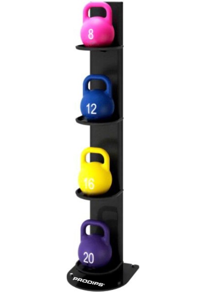 Kettlebell Rack 4 Sıra Mini Kettlebell Standı