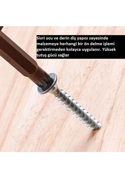 Sunta Vidası Matkap Uçlu Din 7505 3,5 x 18 mm 100 Adet indirimleri