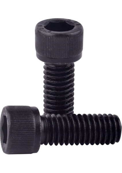 İmbus Siyah Çelik Civata Din 912 8.8 Kalite 4 x 25 mm 20 Adet