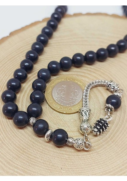 Shungite (Şungit) Taşı 99LUK Tesbih 8mm (23180) modelleri