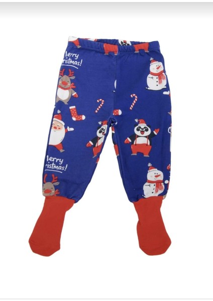 Merry Christmas (Yeni Yıl) Çoraplı Pijama Altı