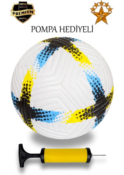 Profesyonel Futbol Topu Pompa Dikişli Futbol Topu Sert Zemin Halı Saha Futbol Topu