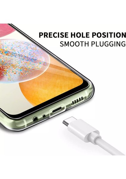 Samsung Galaxy A16 Şeffaf Silikon Kılıf 3D Kamera Korumalı Slim Fit Esnek Kapak