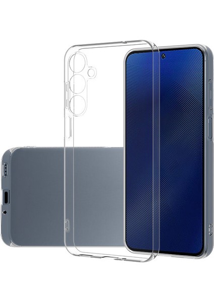 Samsung Galaxy A16 Şeffaf Silikon Kılıf 3D Kamera Korumalı Slim Fit Esnek Kapak
