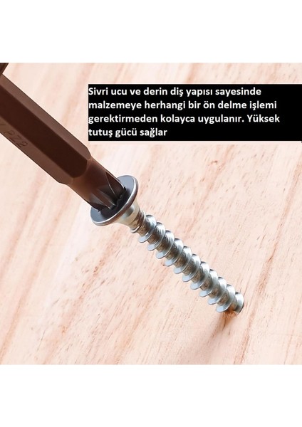 Sunta Vidası Matkap Uçlu Din 7505 4 x 20 mm 250 Adet