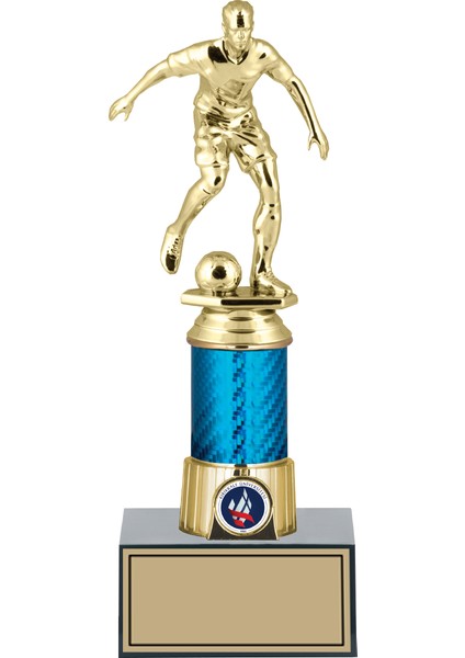 Futbol Figürlü Ödül Kupası-Okul Kupası - Hediye Kupa 25 cm FG005