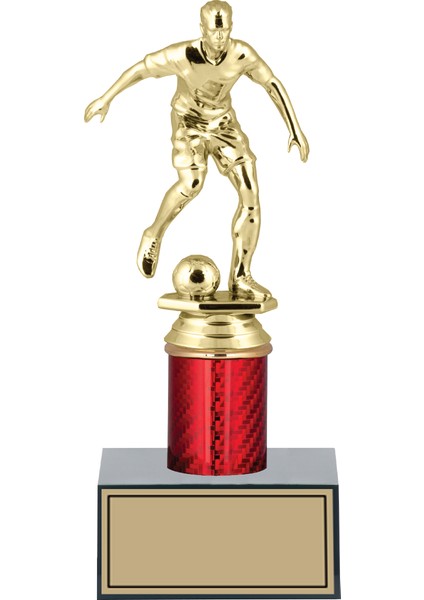 Futbol Figürlü Ödül Kupası-Okul Kupası - Hediye Kupa 21 cm FG004