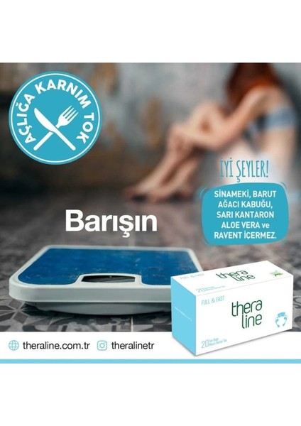 3 Iştah Savar -Full & Fast Calm & Relax Dia & Balance