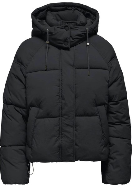 Onlhope Short Puffer Koyu Gri Kadın Mont 15322013