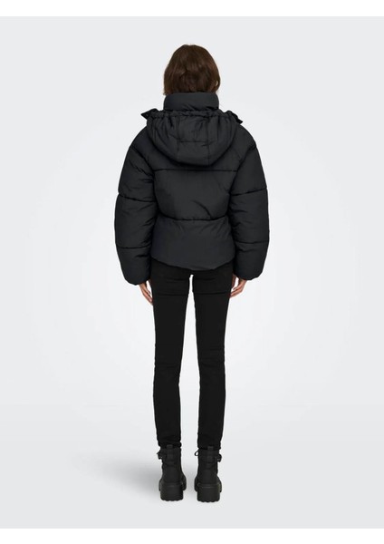 Onlhope Short Puffer Koyu Gri Kadın Mont 15322013 fırsatları