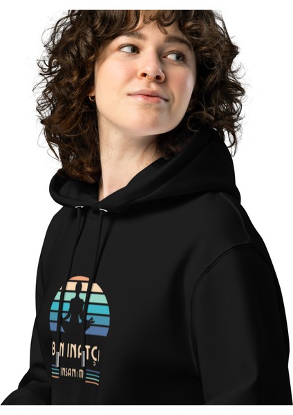 Sweatshirt Kelebek Desenli Pamuklu Kız Çocuk Bluzu