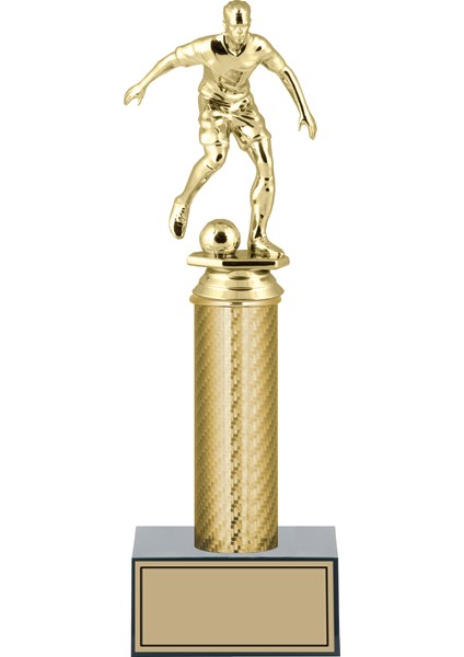 Futbol Figürlü Ödül Kupası-Okul Kupası - Hediye Kupa 28 cm FG007